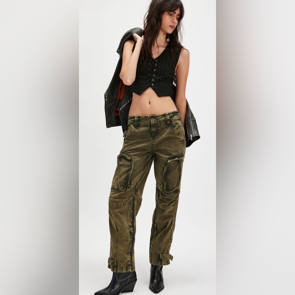 We The Free Cant Compare slouch Black Straight Leg Pants